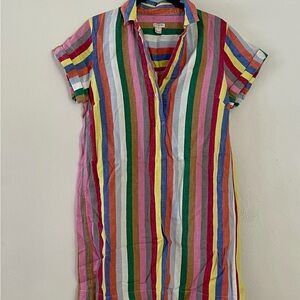 J. Crew Multicolor Striped Shirt